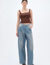 REMAIN Birger Christensen Fitted Top Brown 40
