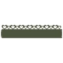 vidaXL Plenkanter 30 pcs Olivengrønn 103 x 0,05 x 22 cm Stål