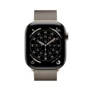 Apple Watch Series 11 GPS + Cellular 46mm Natural Titanium Case with Natural Milanese Loop   M/L