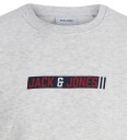 Jack & Jones Collegegenser   JjMunk   White Melange   Jack & Jones   16 år (176)   Collegegenser Grå Hvit