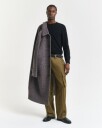 Gant Genser i ekstra fin merinoull med rund hals BLACK M