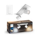 Philips Hue Runner White Ambiance 2 spot 800 lm Vit