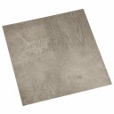  Gulvplanker 5,11 m² 55 pcs PVC Mørkebrun og Grå