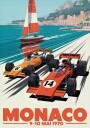 Andreas Magnusson Monaco Plakat Plakat / 100x150cm 