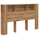  Hodegavl med hylle artisan eik 160x18,5x103,5 cm konstruert tre 8721158442222