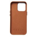 Mujjo Full Leather Wallet Case Iphone 14 Pro Gyllenbrun