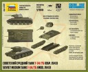 Zvezda 1/100 Soviet Medium Tank T-34/76 (Mod.1943)