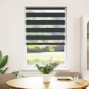  Sebragardin svart 75x100 cm stoff bredde 70,9 polyester