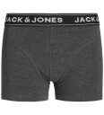 Jack & Jones Junior 3-pk Boxershorts i Mørk Grå Melange til Barn 128