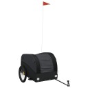 vidaXL Sykkelvogn svart 45 kg jern