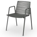Fast Zebra lenestol Metallic Grey