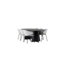 Spisegruppe Venture Home Bootcut med 6 stk Evelina Stoler
