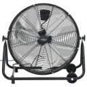 vidaXL Industriell trommelvifte 60 cm 180 W svart