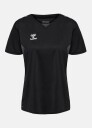 Hummel Hmlauthentic Pl Jersey S/S Wom Black 2xl Trenings-T-Shirts