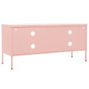 vidaXL TV-benk rosa 105x35x50 cm stål