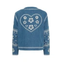 Cream Crtannie Jacket   Blue   40