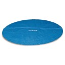Intex Soldrevet bassengtrekk blå 206 cm polyetylen