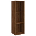 vidaXL Bokhylle/TV-benk brun eik 36x30x114 cm konstruert tre