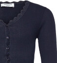 Rosemunde Kids Rkbalta Modal Ls Lace Cardigan - Navy - 176