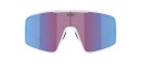 Bliz P001 XL 42 sykkelbriller rose/violet mirror blue lens matte white