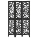  Romdeler 3 paneler svart heltre keisertre 8721012074460