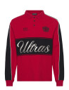 HAN Kjøbenhavn Logo Ls Polo Shirt   Red   XL