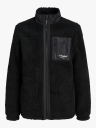 Jack & Jones Junior Soho Teddy Jacket Sort 164
