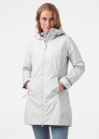 Grå Helly Hansen W Lisburn Coat Regnjakke (M)