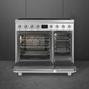 Smeg C92IMX2 Induksjonskomfyr 90 cm Rustfritt Stål med To Ovn