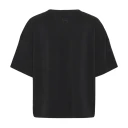 My Essential Wardrobe Hellemw Emb Boxy Tee - Black - M/L