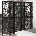  Romdeler 6 paneler svart heltre keisertre 8721012074583