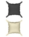 4 stk Tosidig Beige/Svart Firkantet Folie Ballong for Backdrop/Bakgrunn 35x35 cm