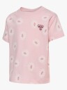 Hummel Hmlmini Loose Flower T Shirt S/S Pink 110