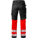 Fristads Stretch Arbeidsbukse Varselrød/Svart C52 med CORDURA-forsterkede knelommer