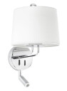 Faro MONTREAL Vegglampe Justerbar Krom/ Hvit