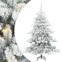  Kunstig sammensatt juletre med 150 LED med stativ 150 cm PVC