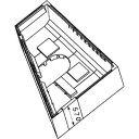 Duravit Paiova monteringskasse 180x140 cm 791423000000000