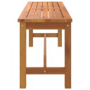 vidaXL Hagebenk 110x35x45 cm heltre akasie