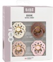 BIBS Boheme Smokk 4-Pakk Lateks Str 1 Ivory/Blush/Woodchuck/Blossom