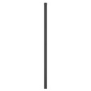  Sengegavl i metall svart 90 cm 8721012302907