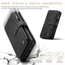 Samsung Galaxy A15 Caseme C30 Multifunksjonell Lommebok-deksel Svart