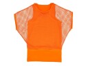 Neon Orange Netbluse