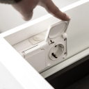 Bathlife Eufori Servantskap 100x50x46 cm med servant Hvit