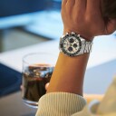 Seiko, Prospex Speedtimer Solar herreklokke med stållenke og kronograf