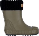Wheat Rubber Boot Thermo Wader - Khaki green - 23