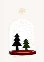 Dancing Snowflakes Plakat Plakat / 40x50cm