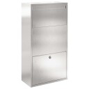  Pakke Drop Box 44x22x82 cm Rustfritt Stål
