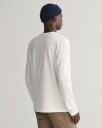 Gant Langermet t-skjorte med logo EGGSHELL XXXL