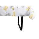 Borg Living Tekstil voksduk med akrylbelegg   30 meter på rull   Golden Flower   140 cm bred tekstilduk