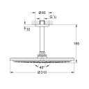 Grohe Rainshower Cosmopolitan 310 Brushed Warm Sunset
